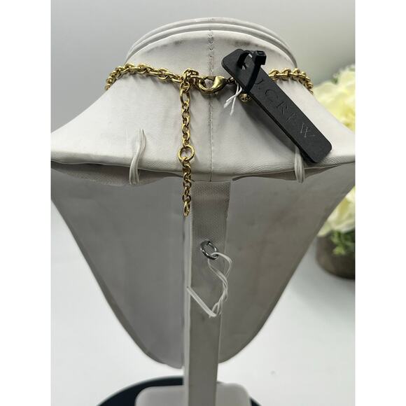 J. Crew Aurora Borealis Multicolor Iridescent Rhinestone statement Necklace New - Picture 5 of 13